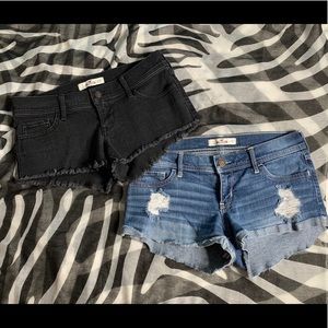 HOLLISTER JEAN SHORTS BUNDLE| 2 for $40!!❤️⚡️
